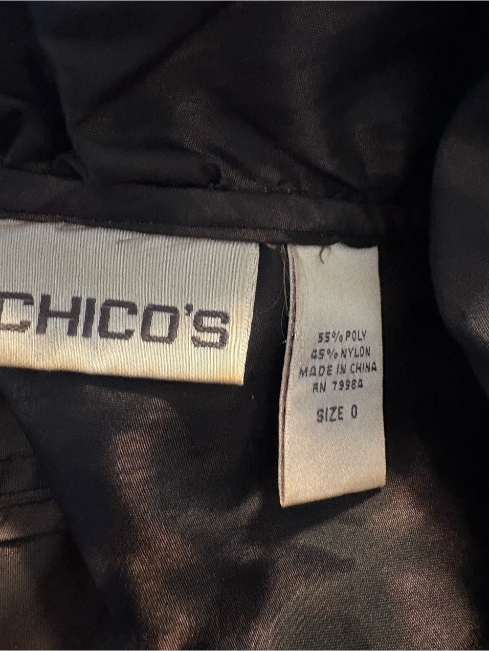 Chico’s Animal Print Lightweight Zip-Up Jacket – Size 0 - Picture 3 of 3